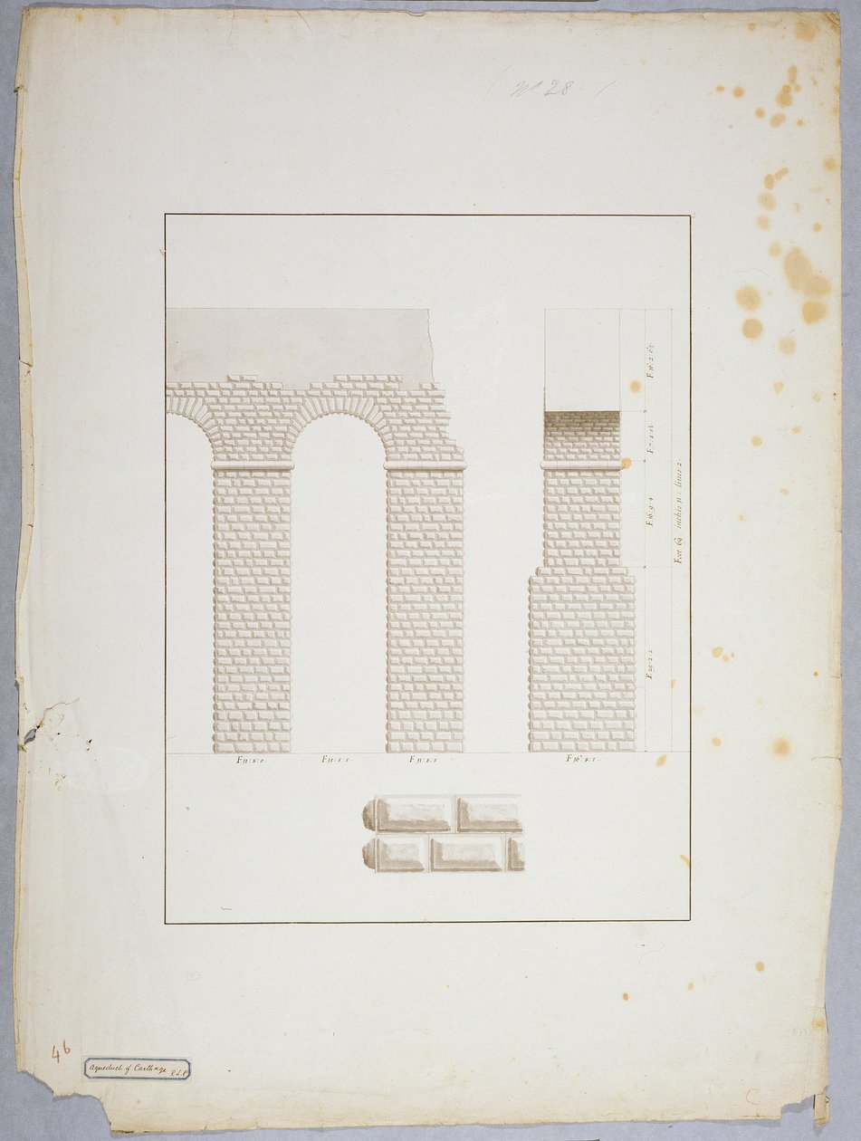 Aqueduc à Carthage - James Bruce