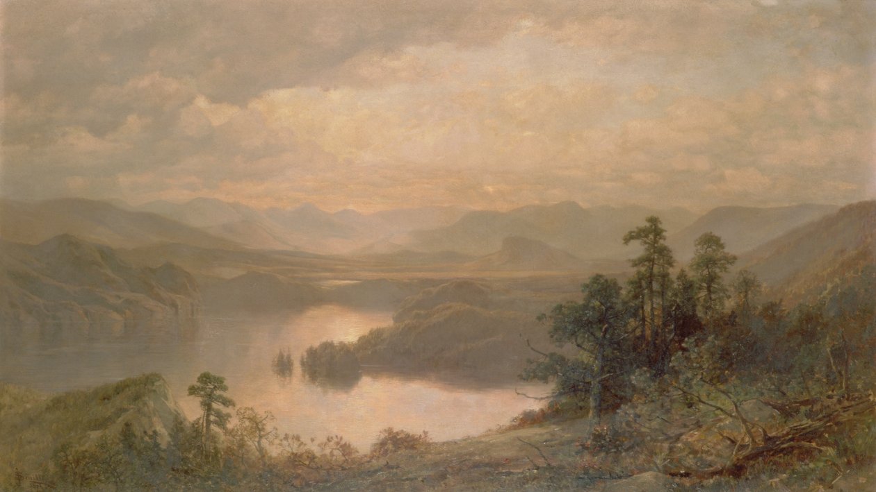 Lake Placid et les Montagnes Adirondack depuis Whiteface, 1878 - James David Smillie