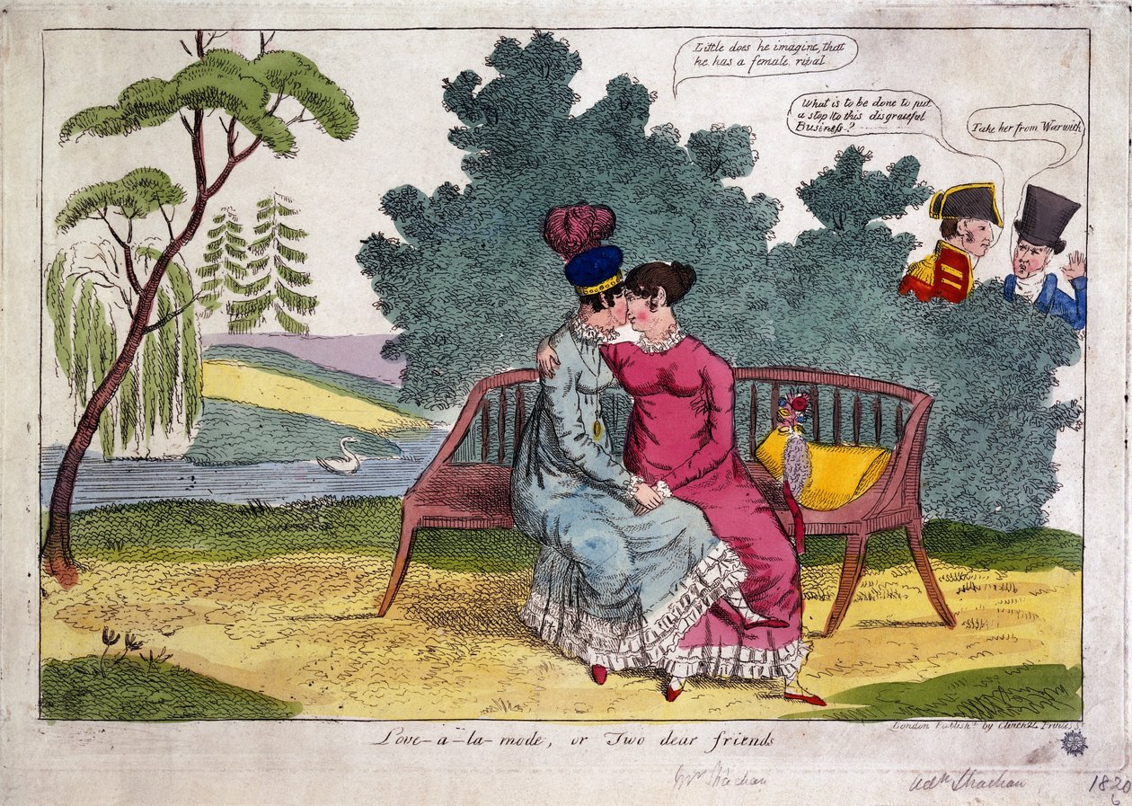 Lady Strachan et Lady Warwick faisant l