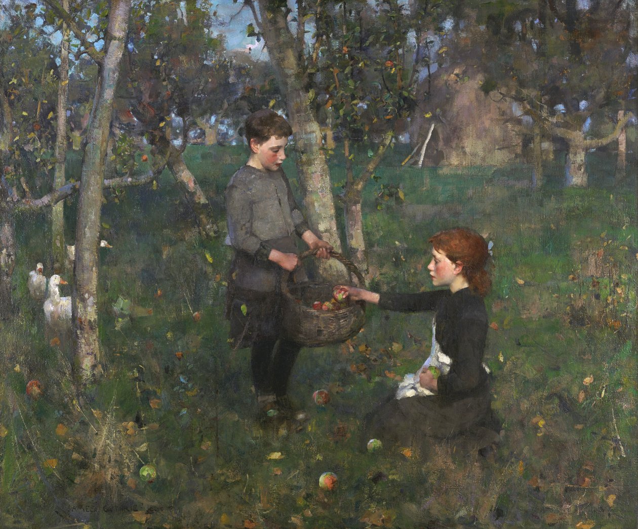 Dans le verger - James Guthrie