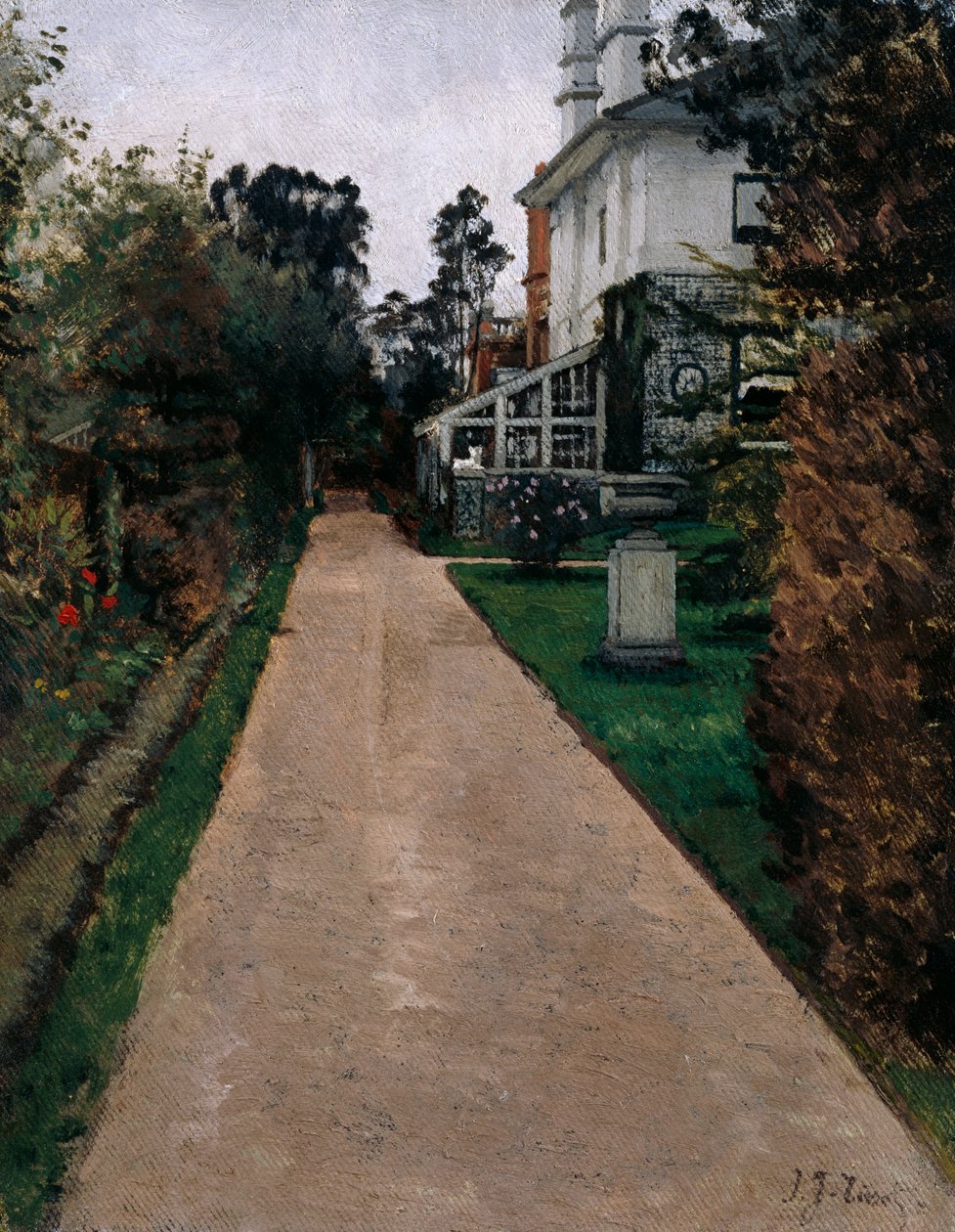Vue du jardin au 17 Grove End Road, 1874-82 - James Jacques Joseph Tissot