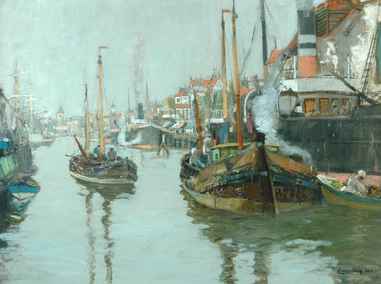 Un canal hollandais - James Kay