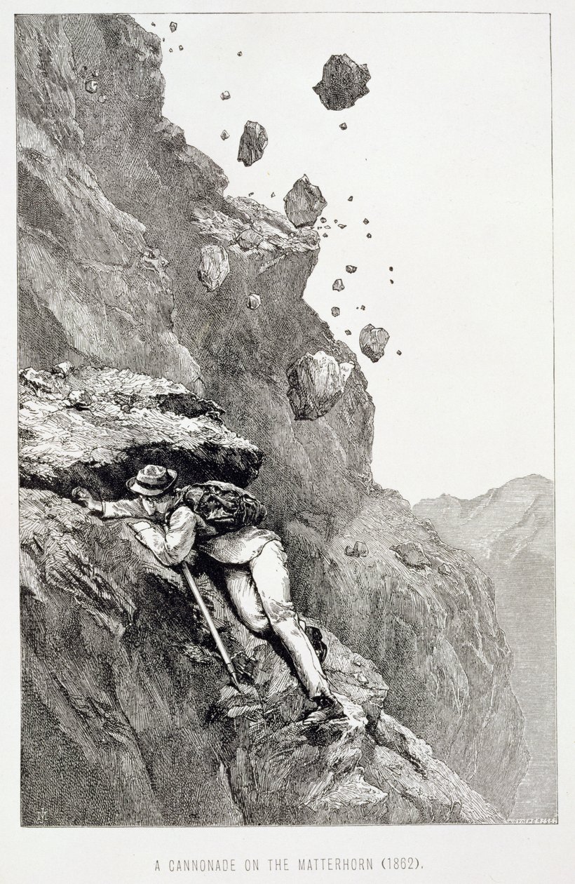 Une canonnade sur le Cervin, 1862, de 