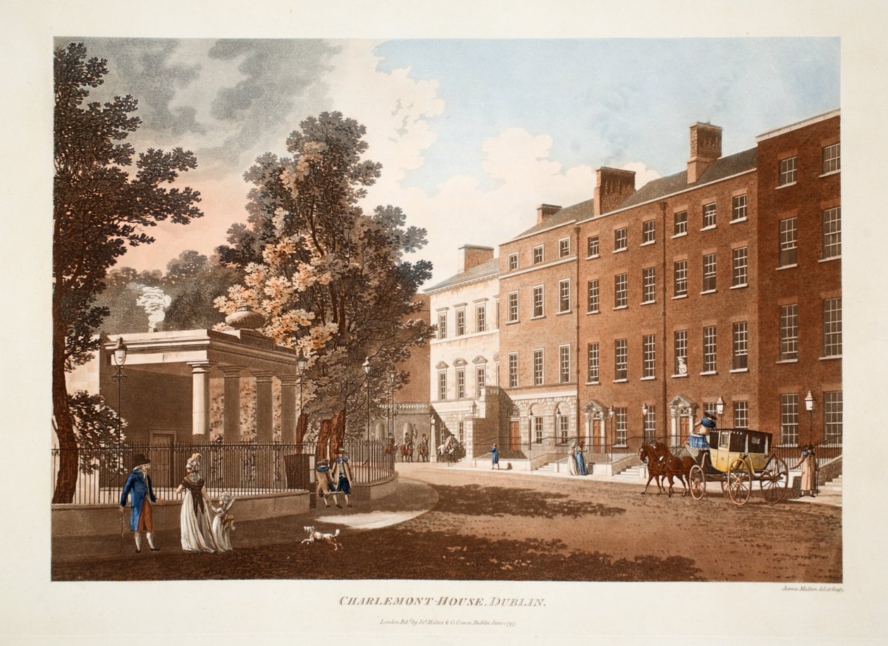 Maison Charlemont, Dublin, 1793 - James Malton