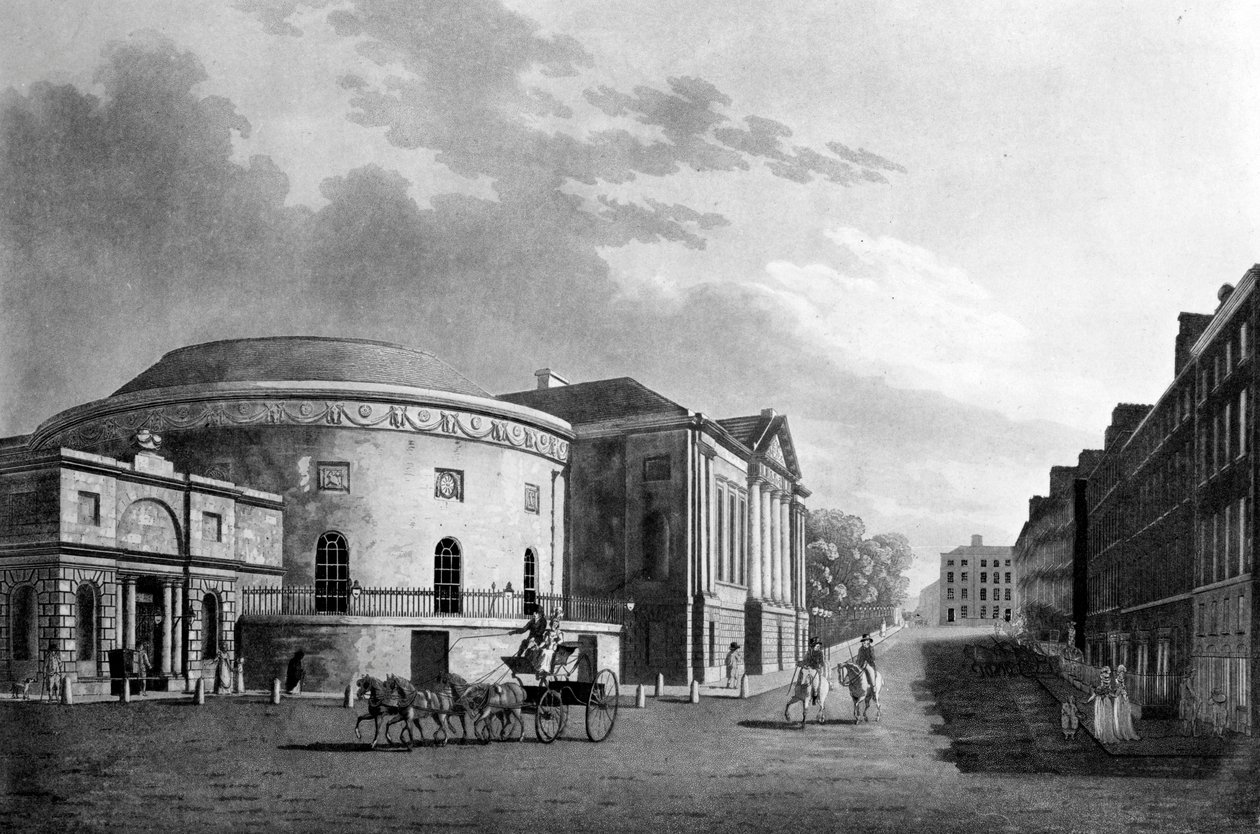 Rotonde et nouvelles salles, Dublin, 1795 - James Malton
