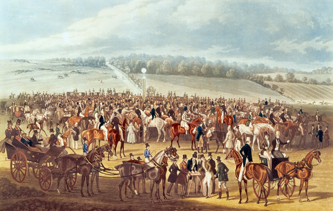 Le Poste de Pari, Epsom, 1830 - James Pollard