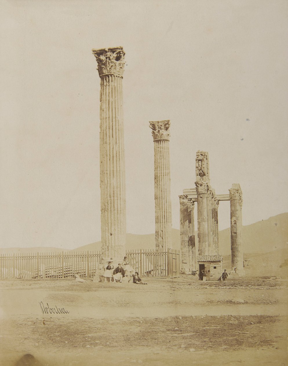 Vue du Temple de Zeus Olympien depuis l