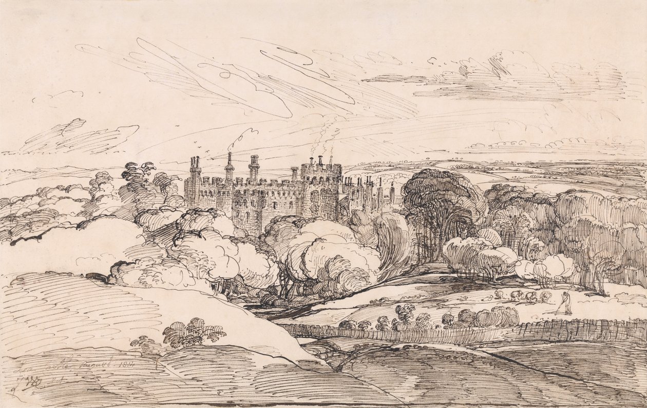 Château de Lea vu des bois - James Ward