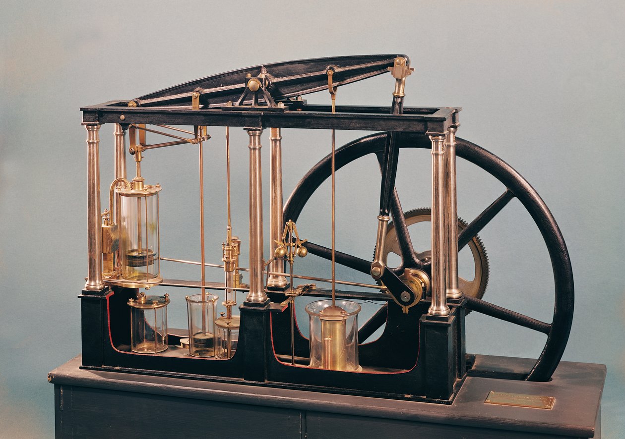 Reconstruction de la machine à vapeur de James Watt, 1781 - James Watt