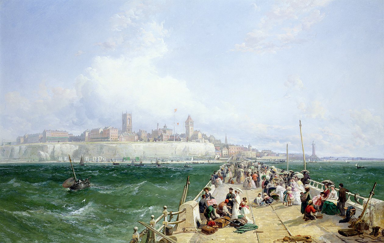 Vue de Margate depuis la jetée, 1868 - James Webb