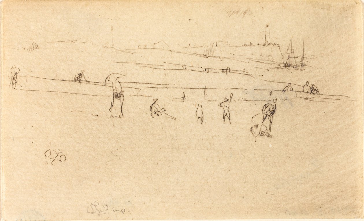 Un Croquis à Dieppe - James Abbott McNeill Whistler