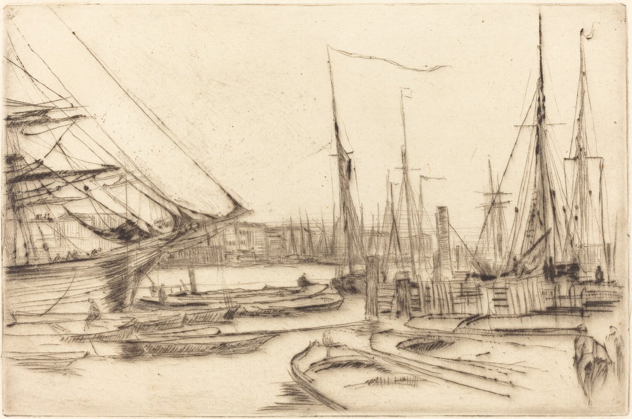 Une esquisse de Billingsgate, 1878 - James Abbott McNeill Whistler