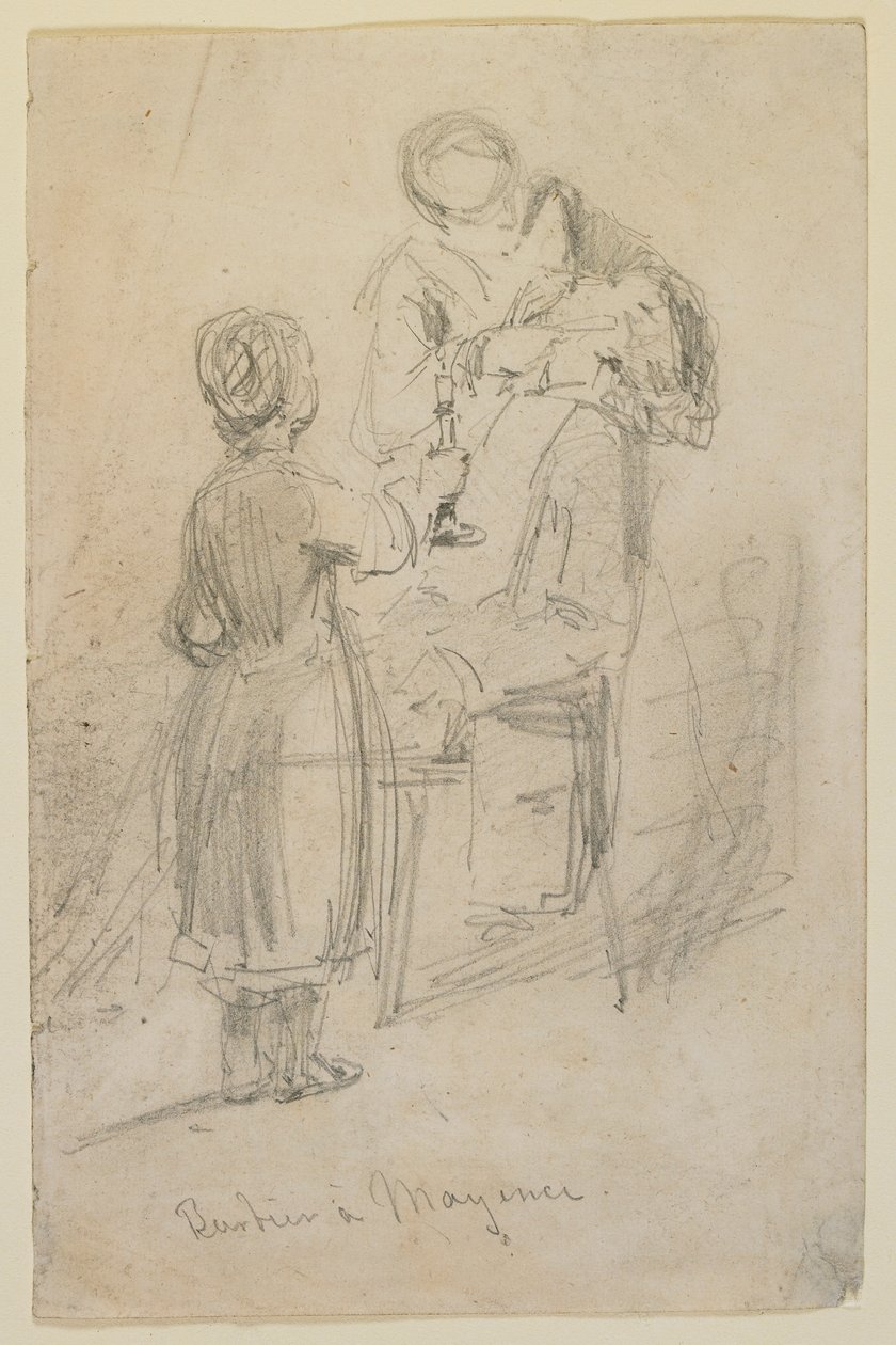 Barbier à Mayence, 1858 - James Abbott McNeill Whistler