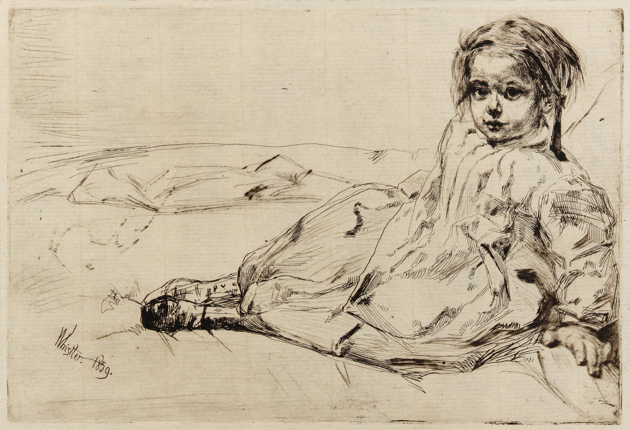 Bibi Valentin, 1859 - James Abbott McNeill Whistler