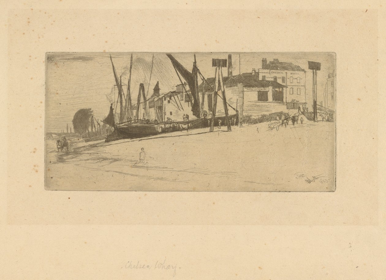 Quai de Chelsea - James Abbott McNeill Whistler