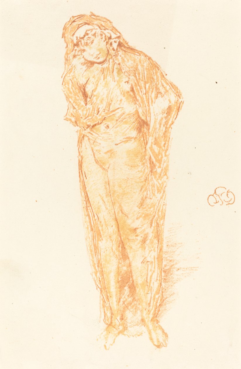 Figure drapée, debout, 1891 - James Abbott McNeill Whistler