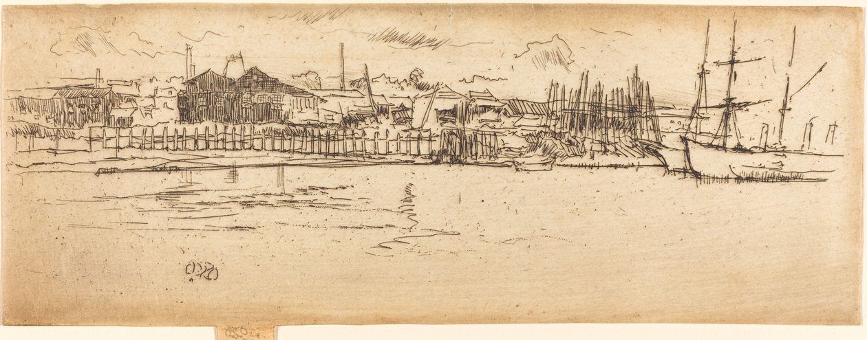 Cale sèche, Southampton - James Abbott McNeill Whistler