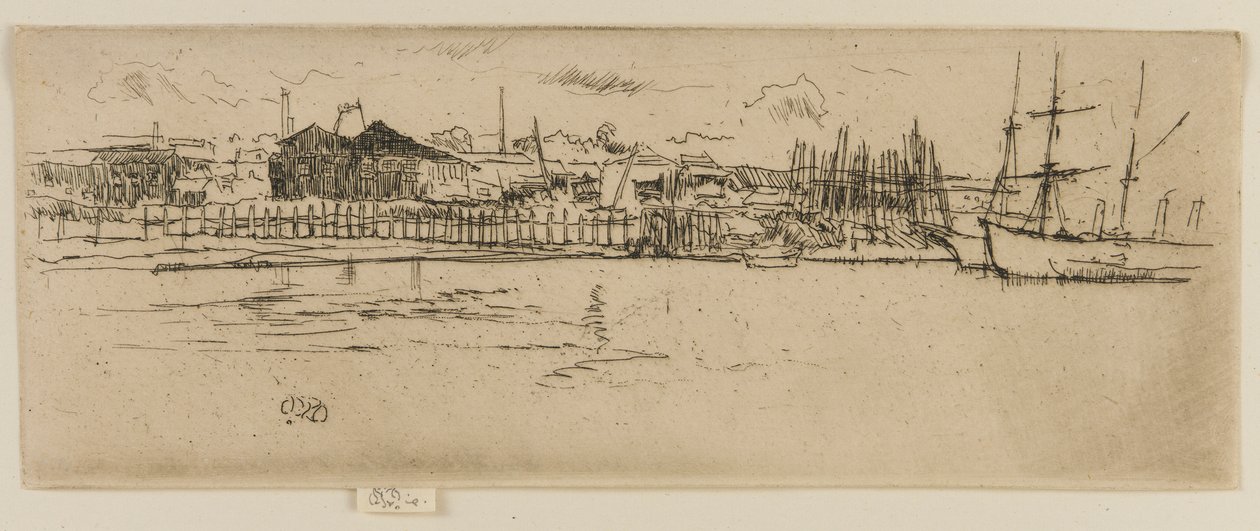 Chantiers navals, Southampton - James Abbott McNeill Whistler