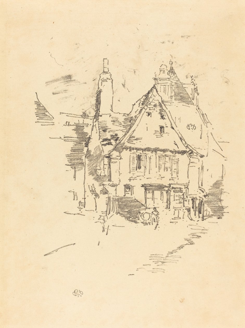 Toits à pignon, 1893 - James Abbott McNeill Whistler