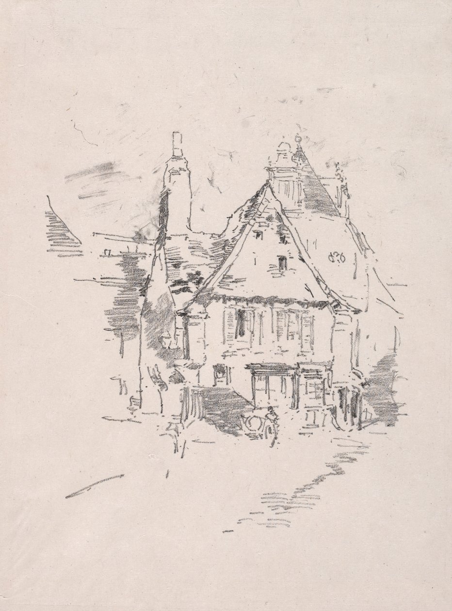 Toits à pignon, Vitré, 1893 - James Abbott McNeill Whistler