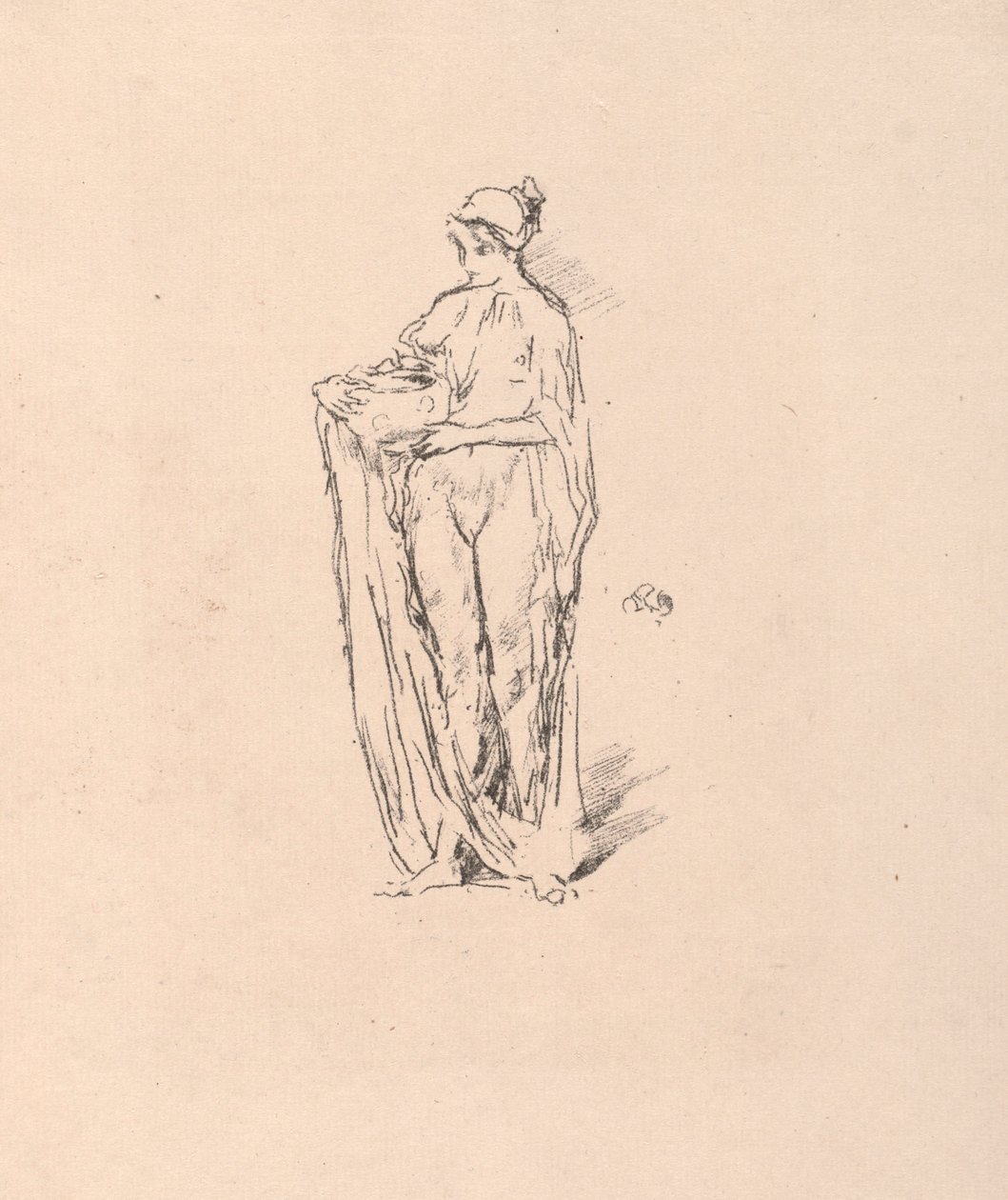 Fille avec un bol, 1895 - James Abbott McNeill Whistler