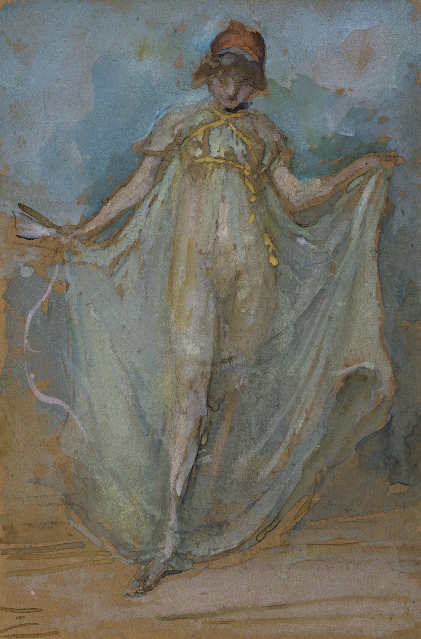Vert et or, la danseuse - James Abbott McNeill Whistler