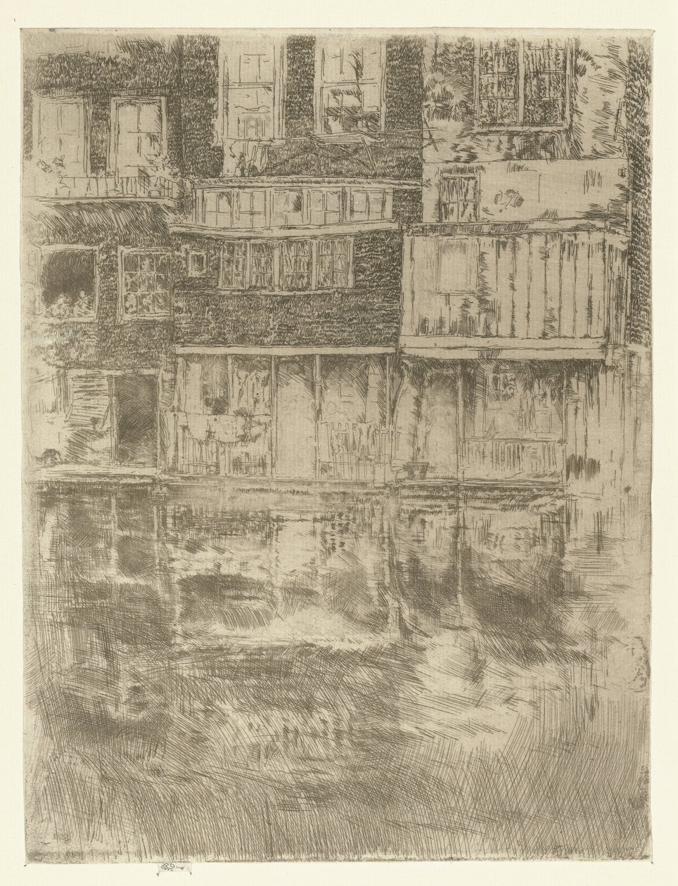Maisons à Amsterdam - James Abbott McNeill Whistler