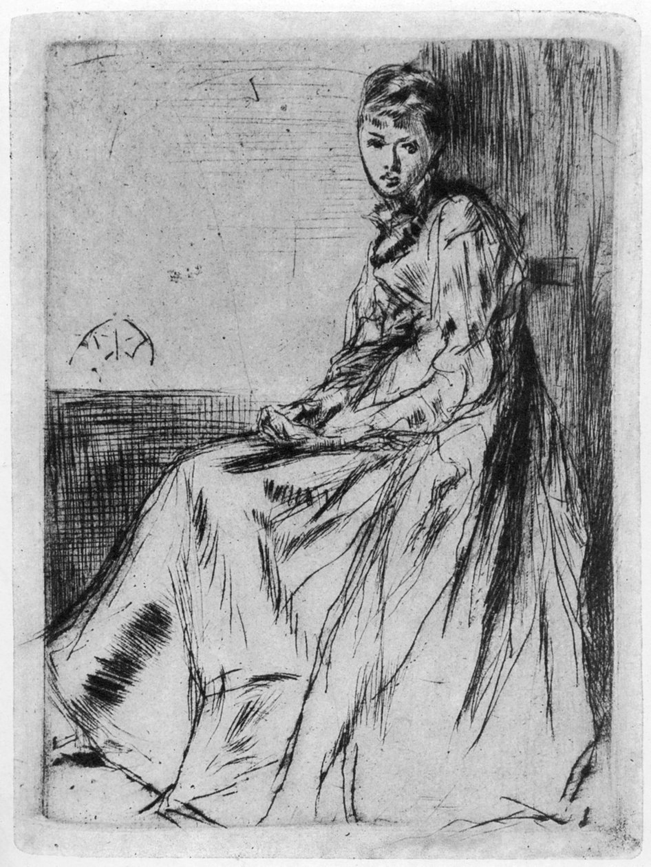 Maude, assise, XIXe siècle 1904 - James Abbott McNeill Whistler