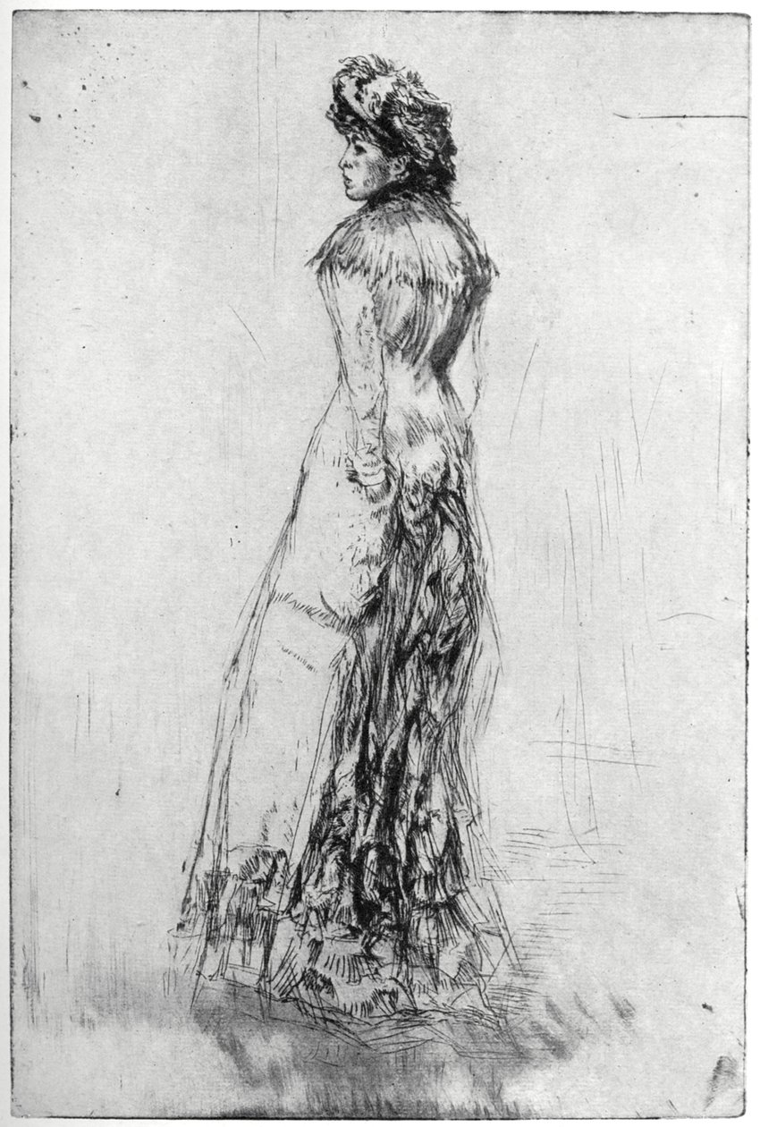 Maude, debout, 1873 1904 - James Abbott McNeill Whistler