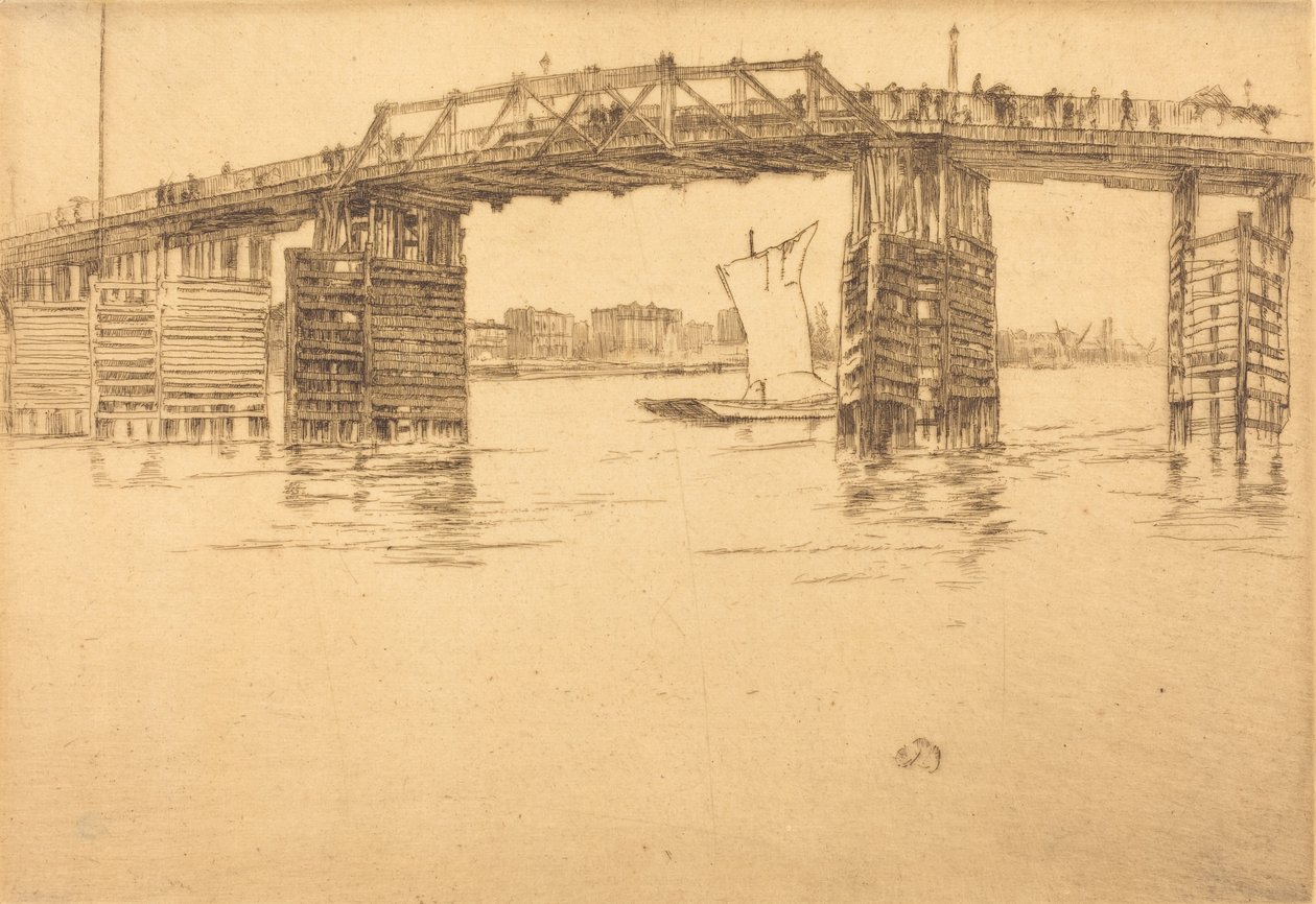 Vieux Pont de Battersea, 1879 - James Abbott McNeill Whistler