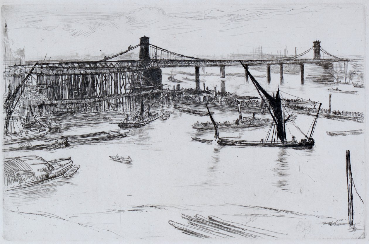 Vieux Pont de Hungerford - James Abbott McNeill Whistler