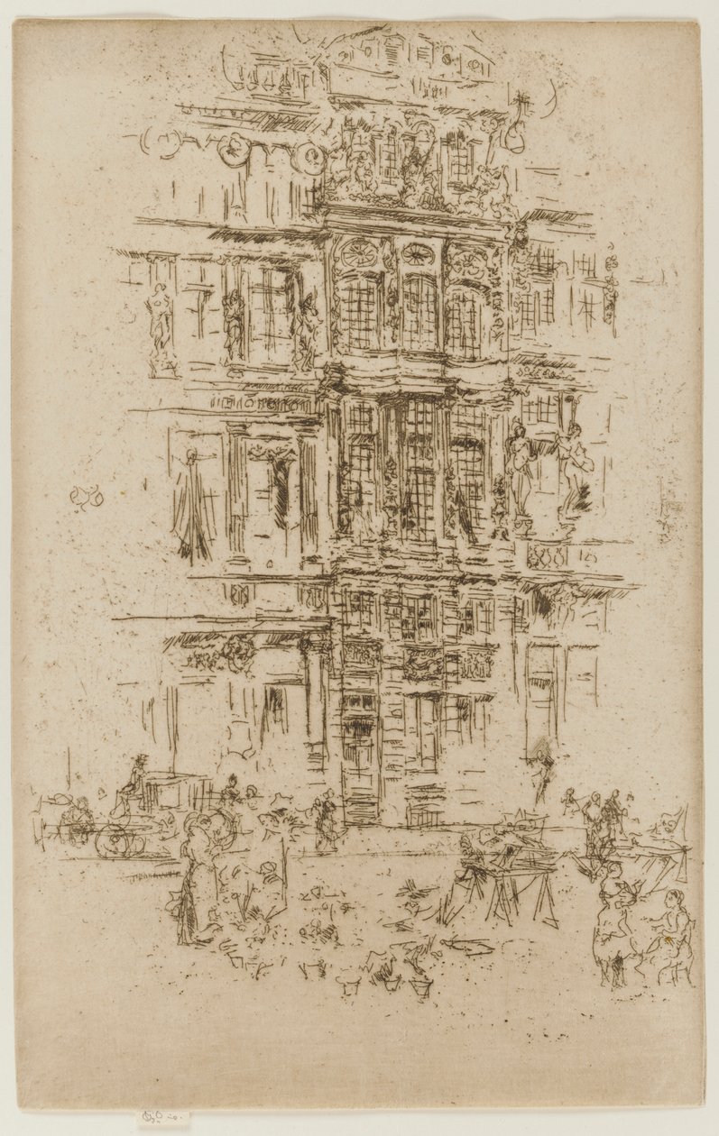 Palais, Bruxelles, 1887 - James Abbott McNeill Whistler