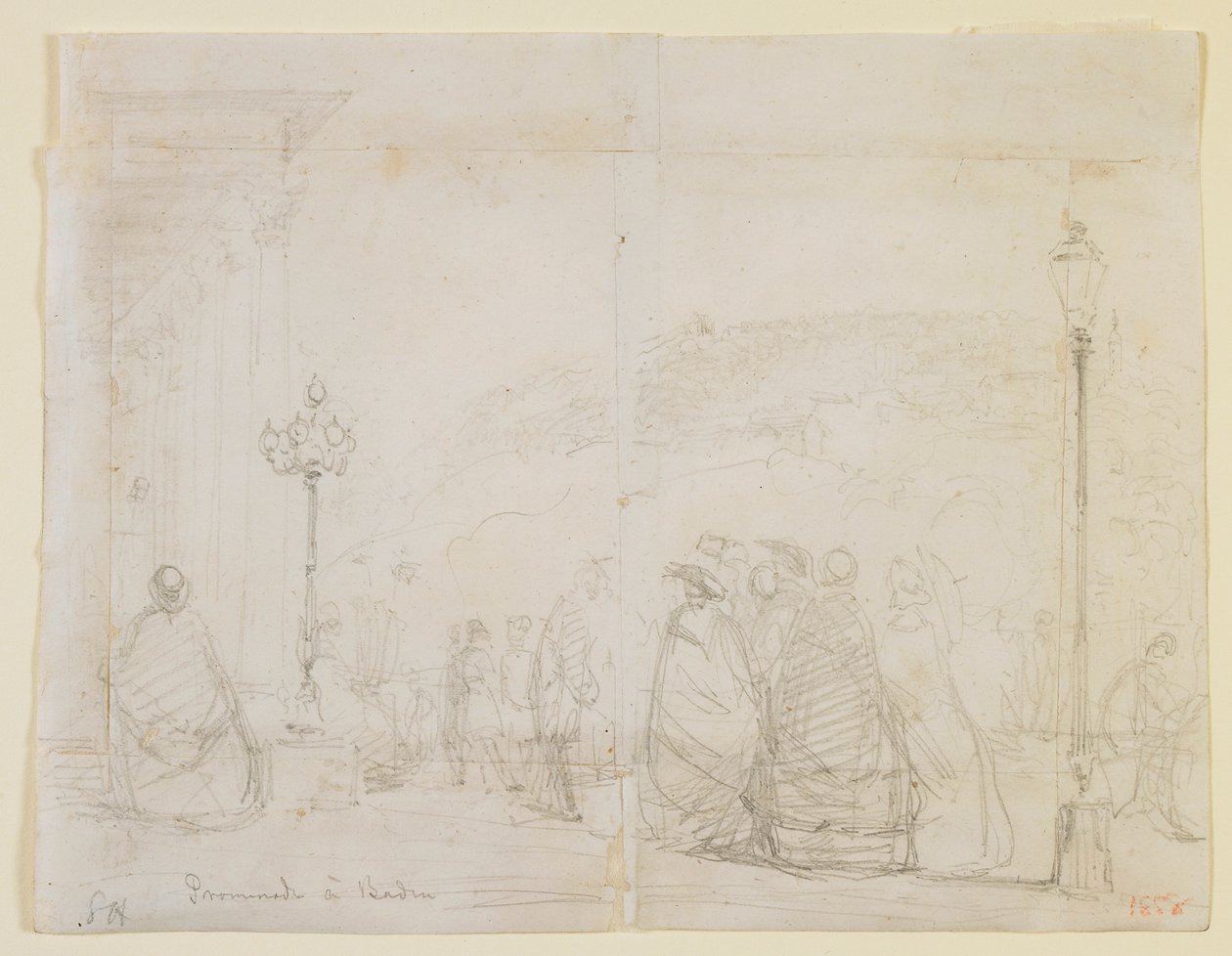 Promenade à Baden, 1858 - James Abbott McNeill Whistler