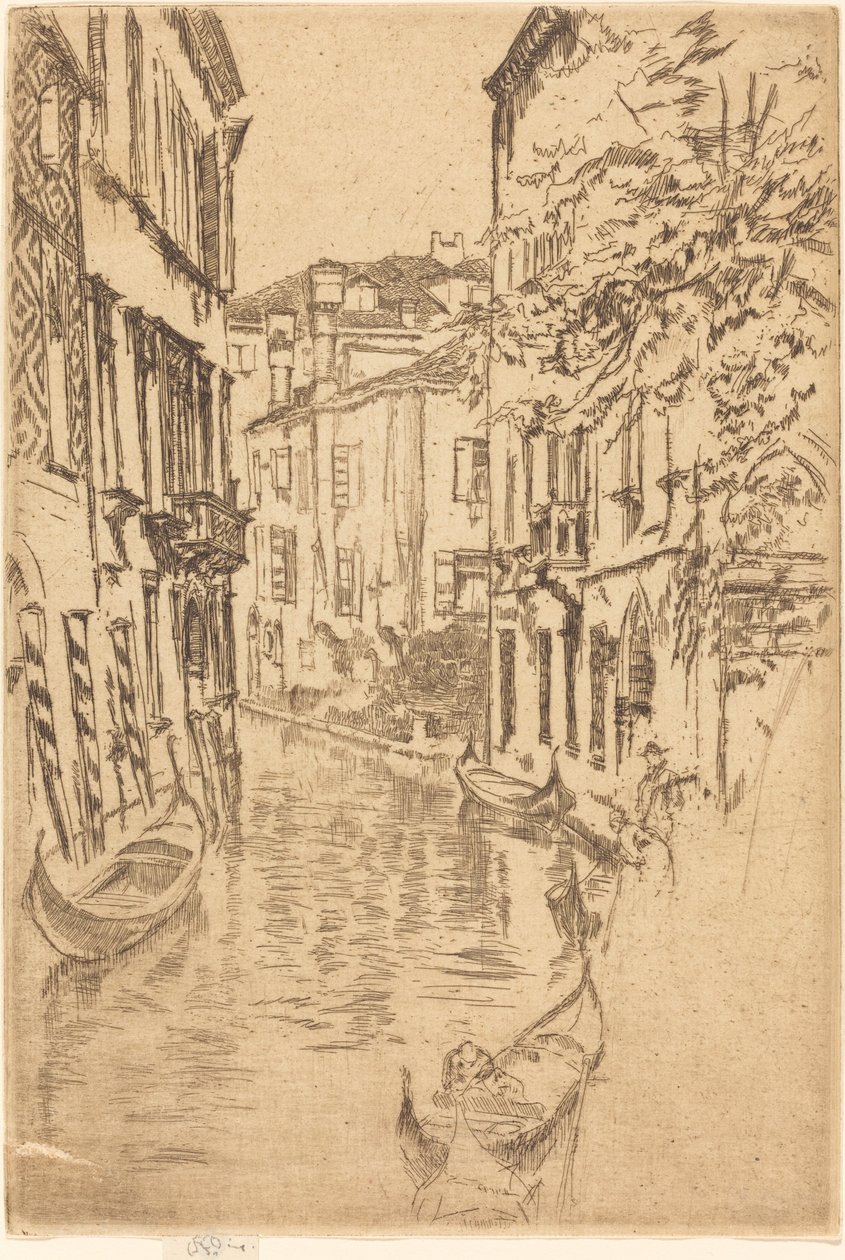 Canal Tranquille, 1880 - James Abbott McNeill Whistler