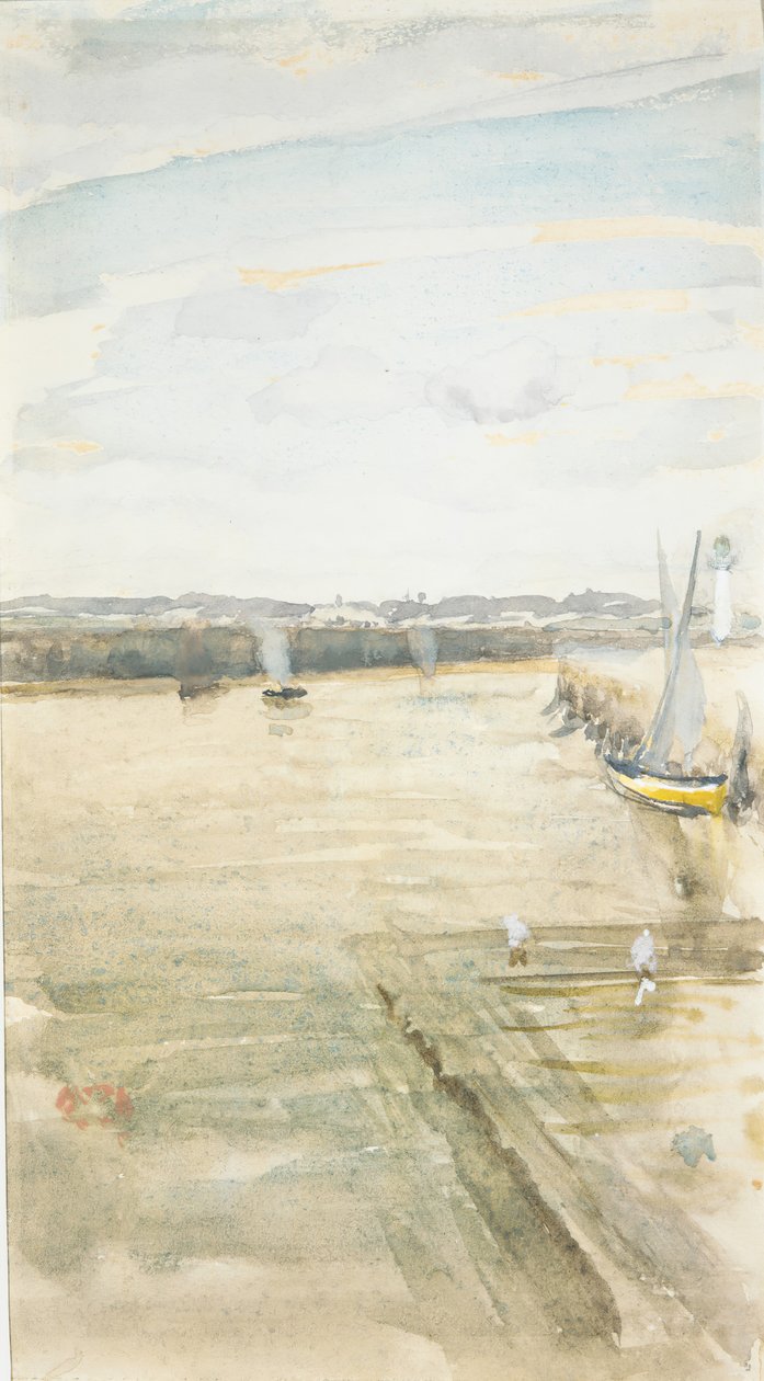 Scène sur la Mersey - James Abbott McNeill Whistler