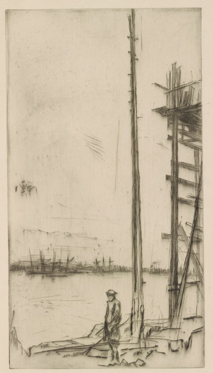 Chantier naval, Liverpool - James Abbott McNeill Whistler
