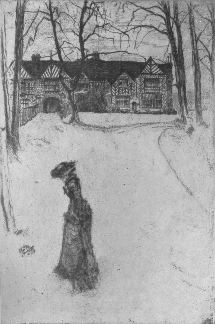 Speke Hall, 1870, 1904 - James Abbott McNeill Whistler