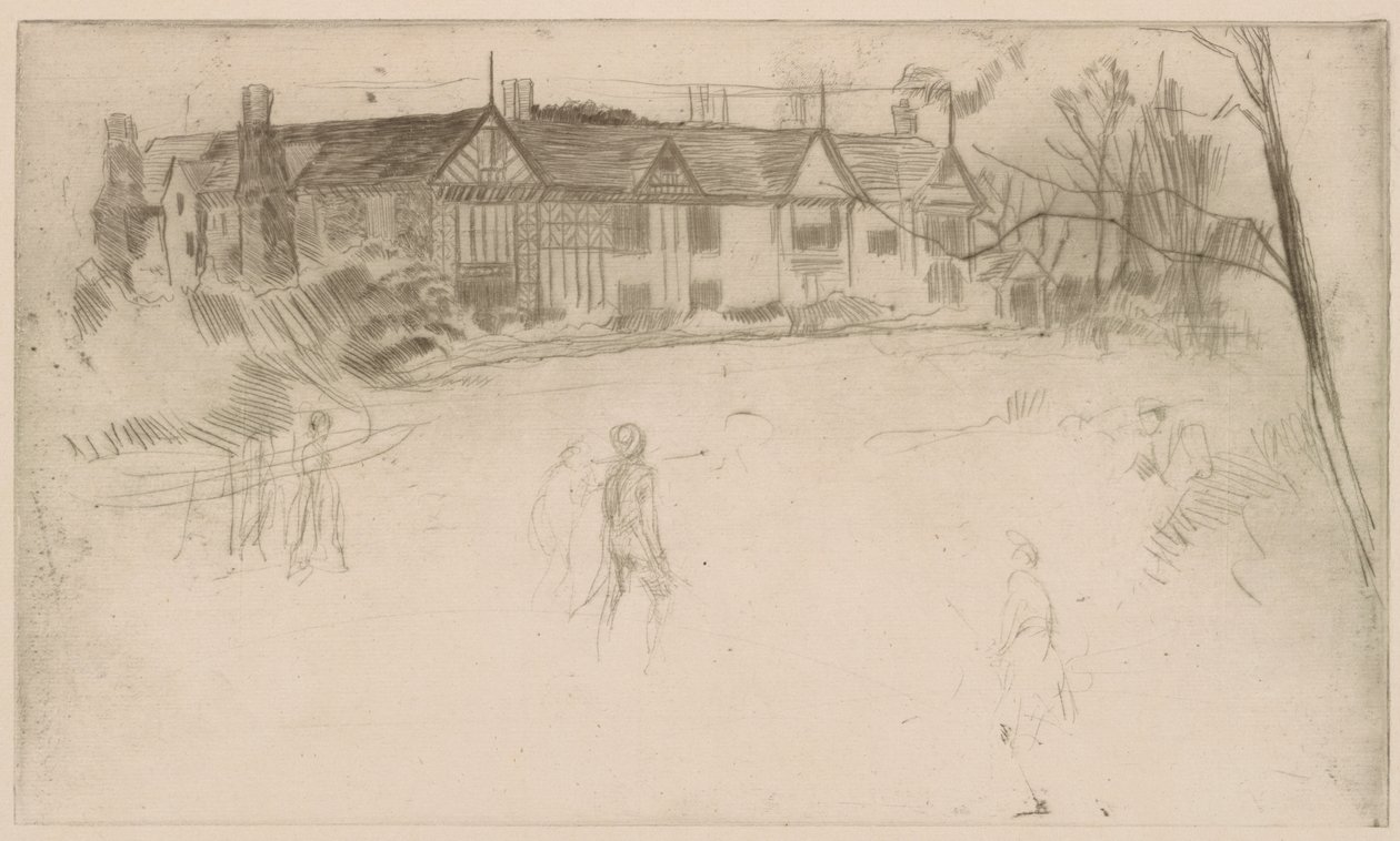 Speke Hall, 1875 - James Abbott McNeill Whistler