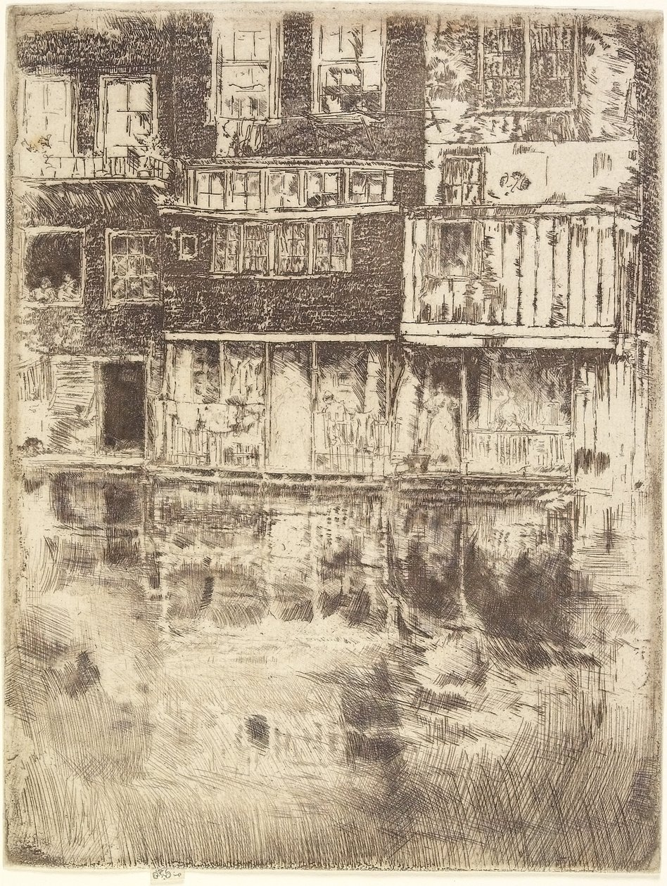 Maison carrée, Amsterdam, 1889 - James Abbott McNeill Whistler