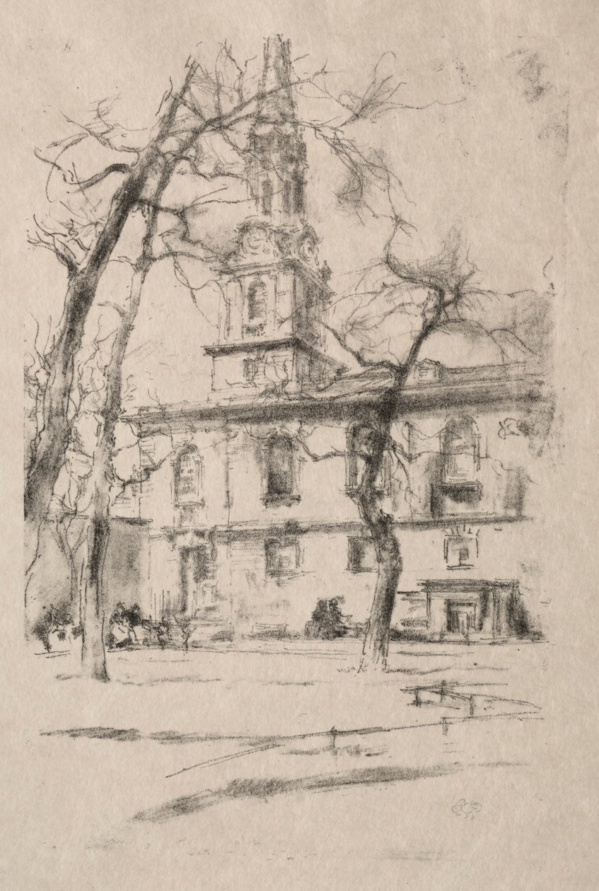 St. Giles-in-the-Fields - James Abbott McNeill Whistler
