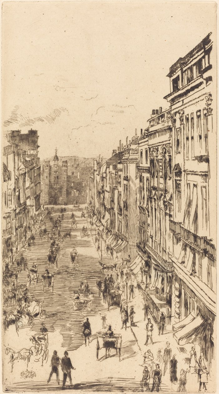 Rue Saint-James, 1878 - James Abbott McNeill Whistler