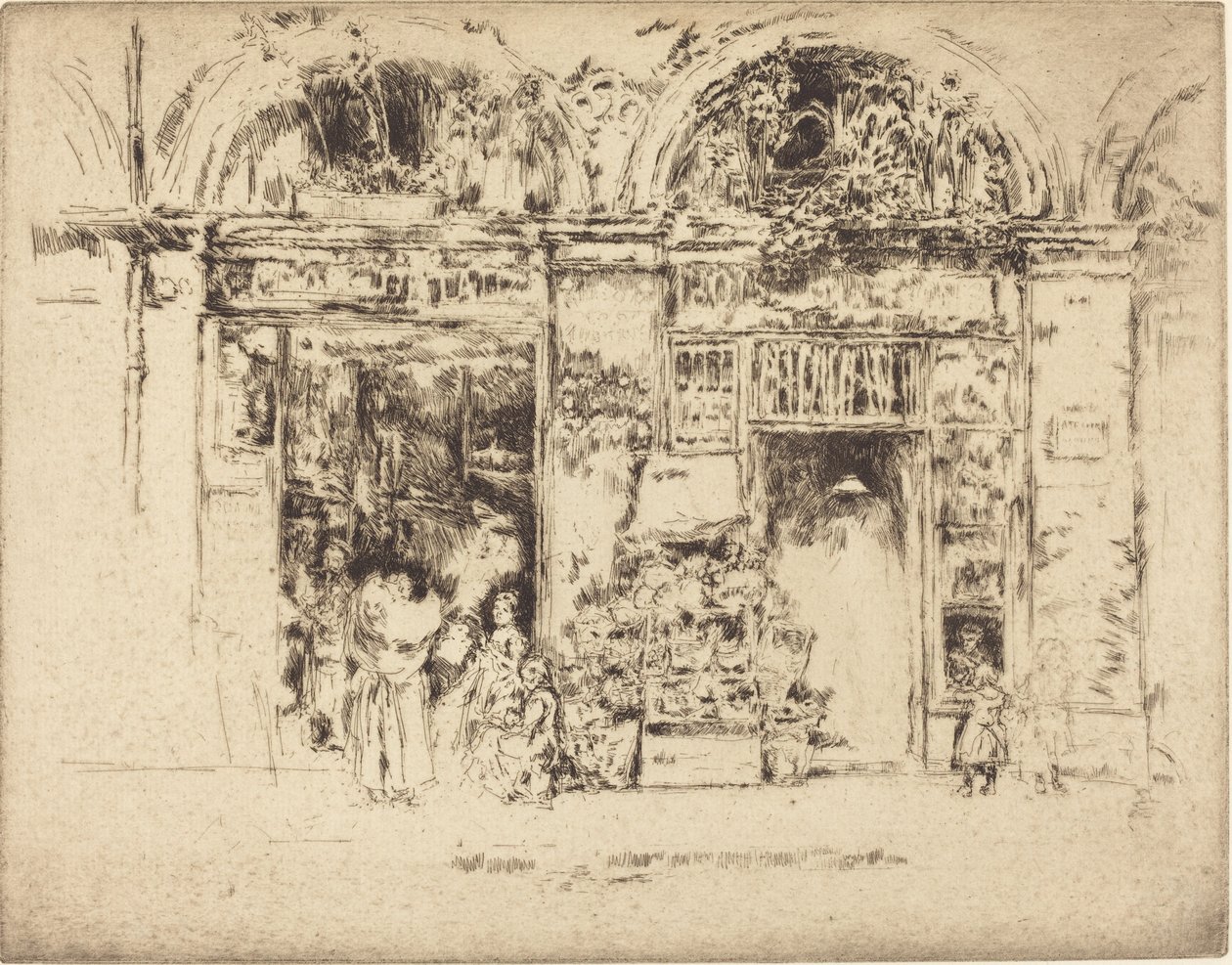 Tournesols, Rue des Beaux-Arts, 1892-1893 - James Abbott McNeill Whistler