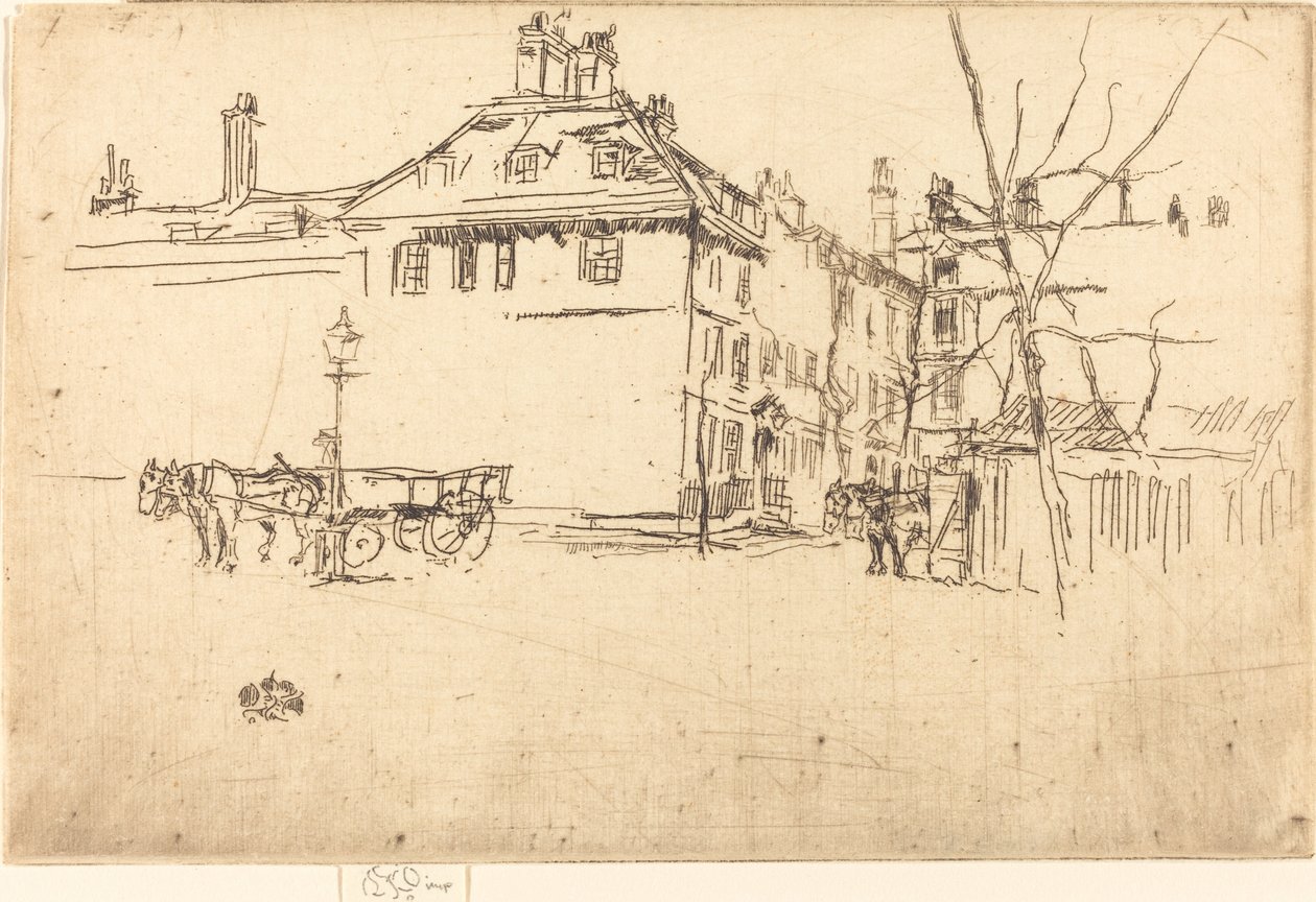 Temple, vers 1880-1881 - James Abbott McNeill Whistler