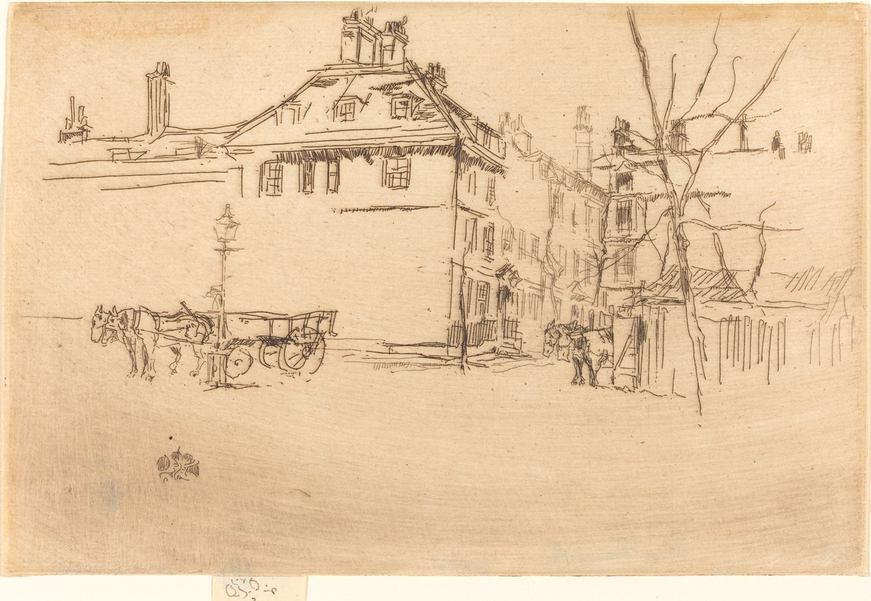 Temple, vers 1880-1881 - James Abbott McNeill Whistler