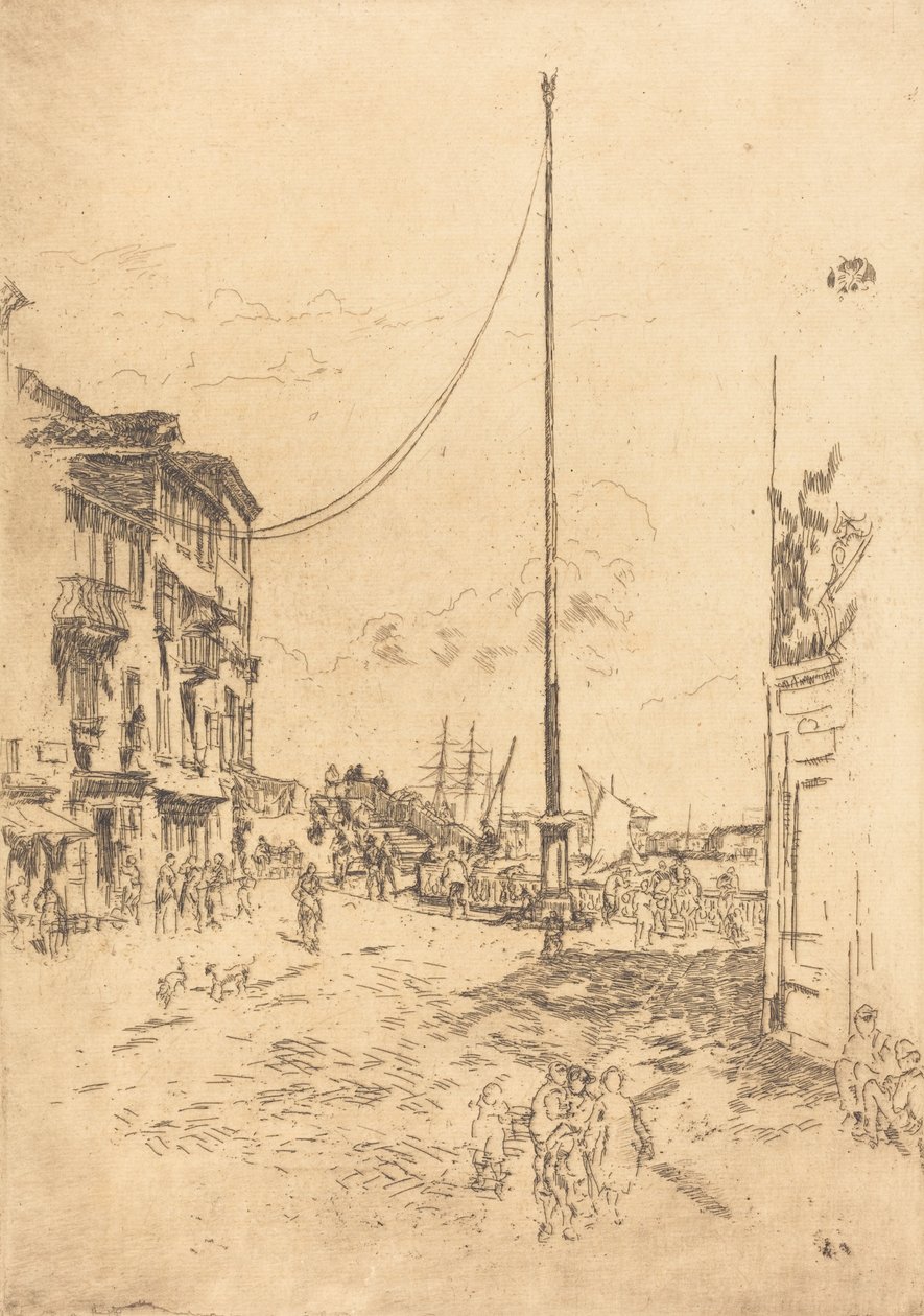 Le Petit Mât, 1880 - James Abbott McNeill Whistler