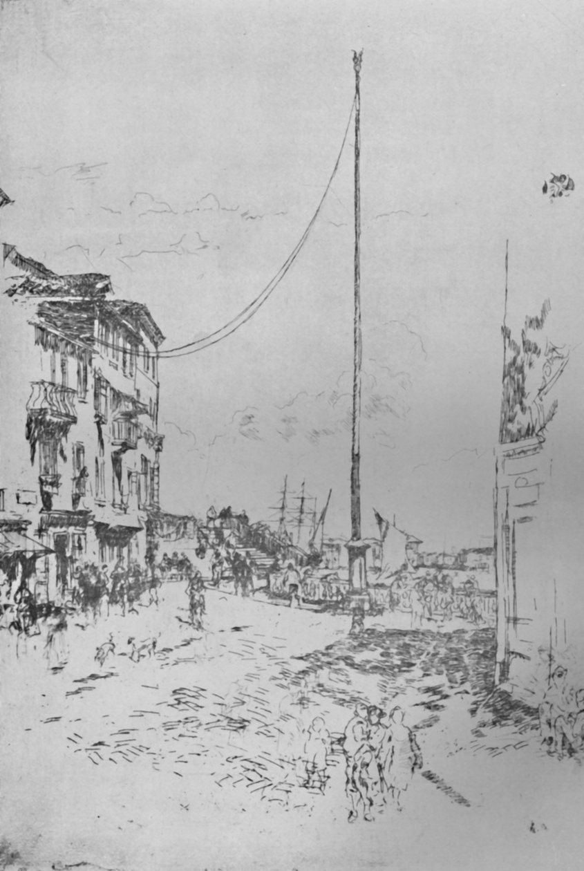 Le Petit Mât, vers 1880 - James Abbott McNeill Whistler