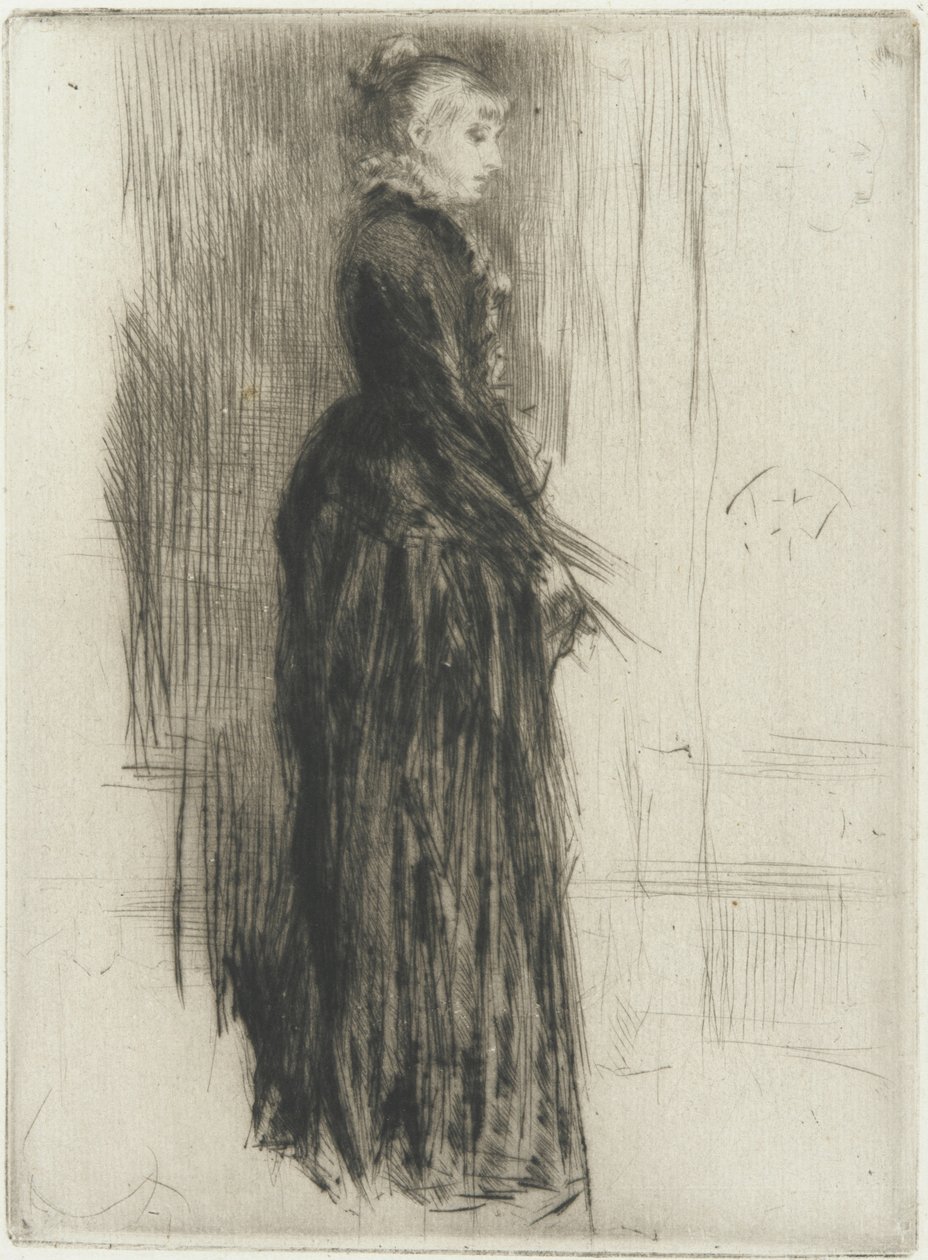 La petite robe en velours - James Abbott McNeill Whistler
