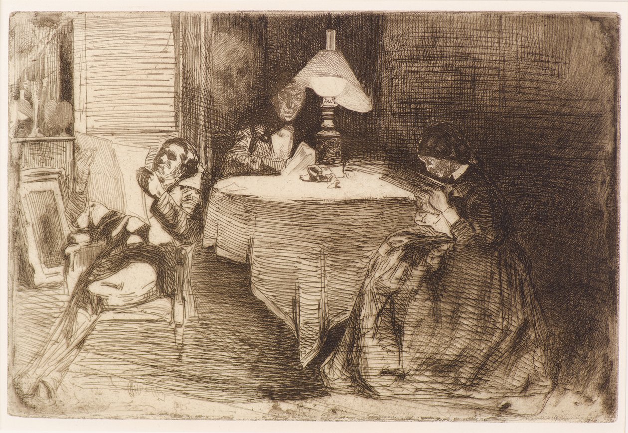 La Salle de Musique - James Abbott McNeill Whistler