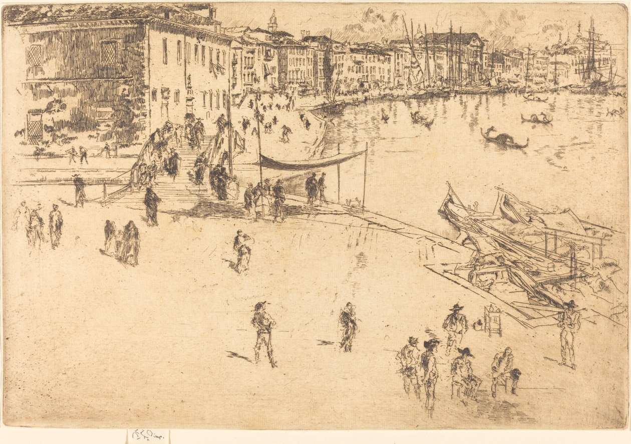 La Riva, No.II, 1880 - James Abbott McNeill Whistler