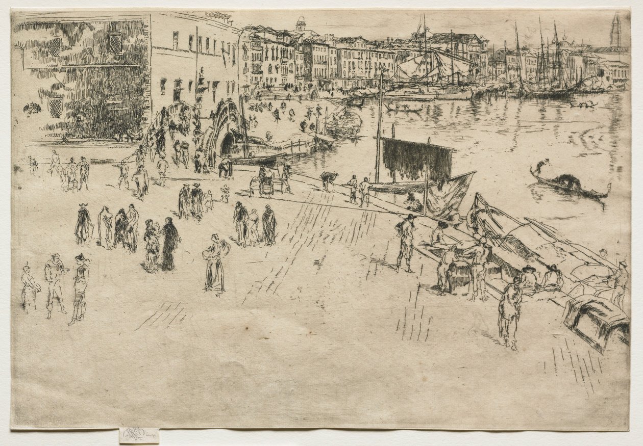 La Riva, n° 1, 1880 - James Abbott McNeill Whistler